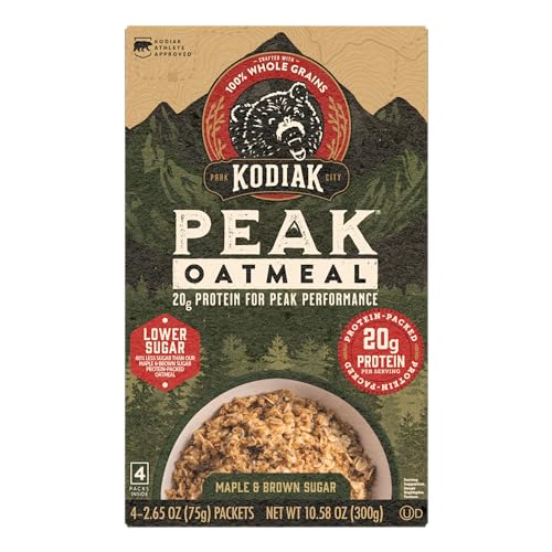 Kodiak Cakes Peak flavor close-up in a single packet