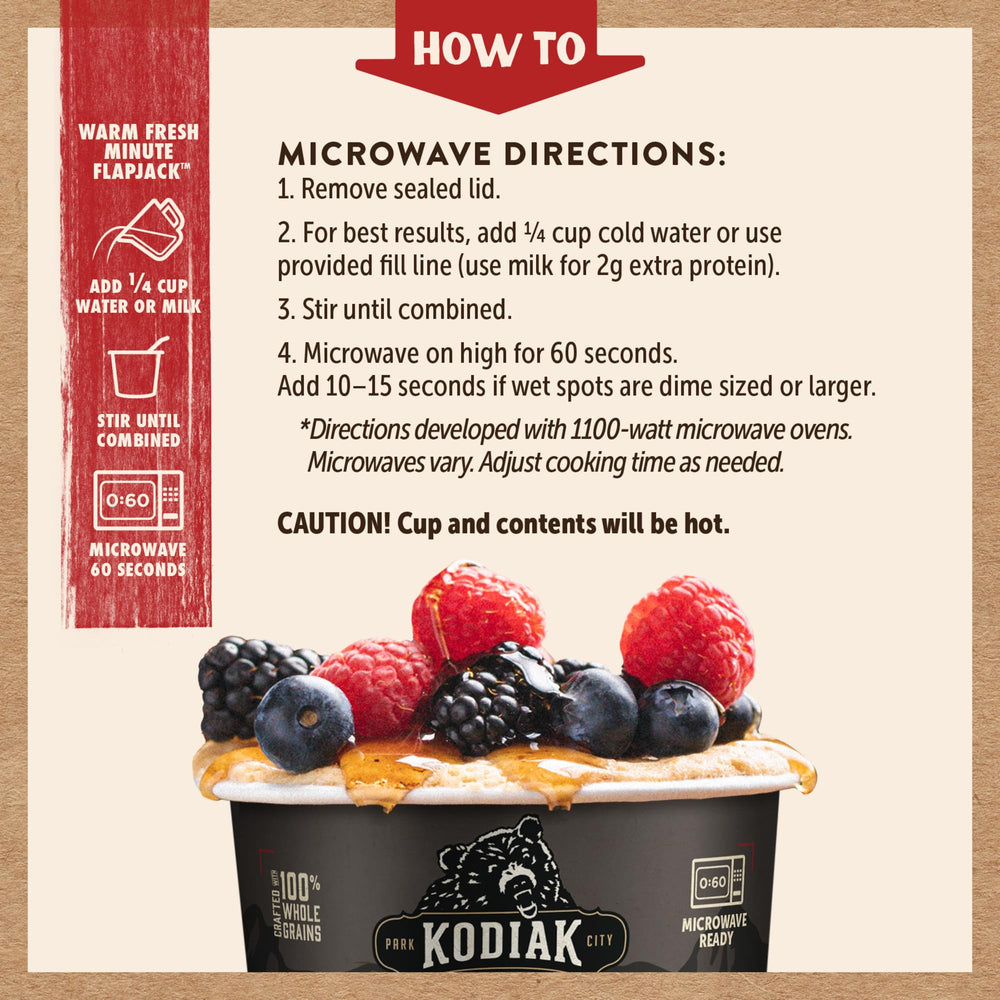 Kodiak Cakes tree-nuts allergen label for informed choices.