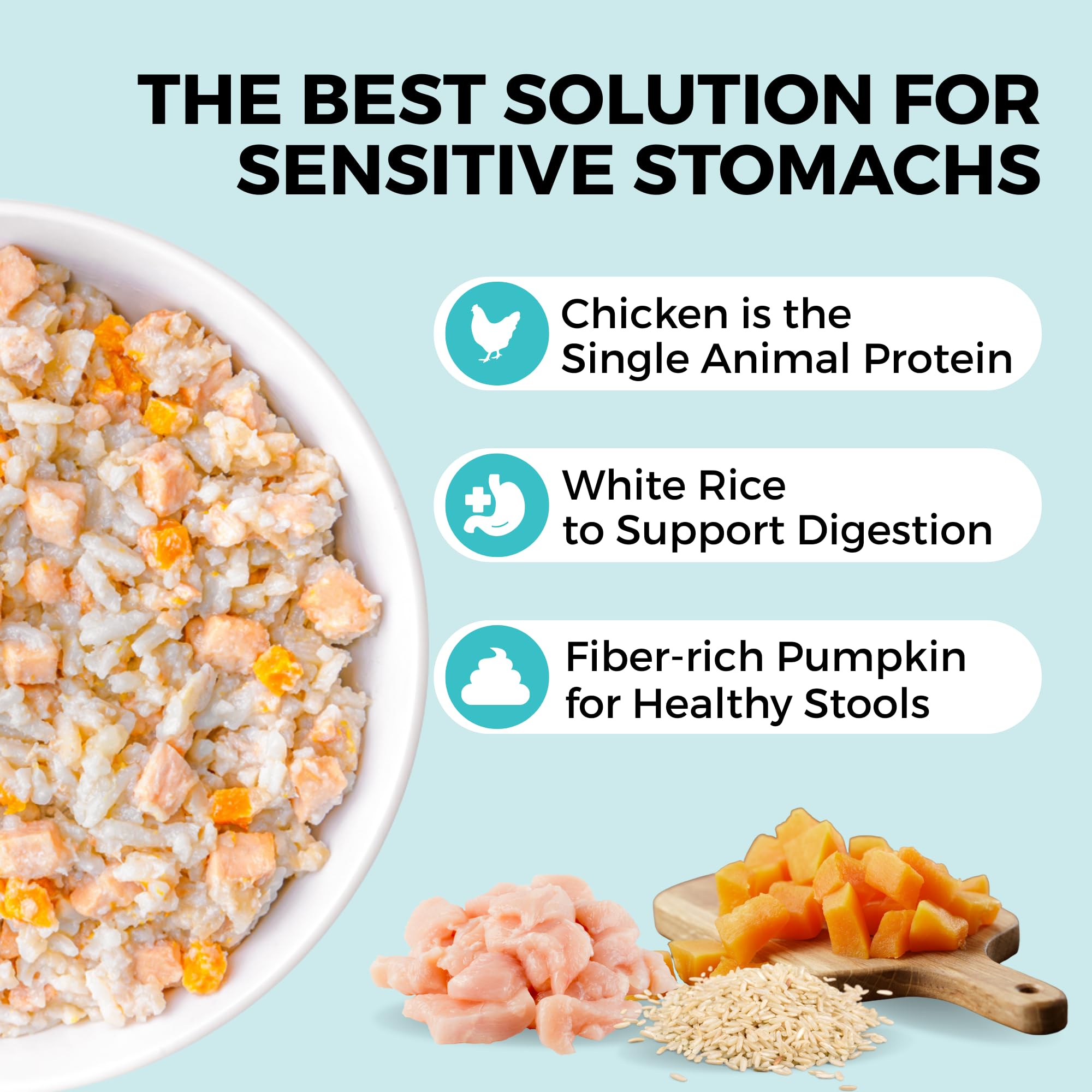 KOHA Bland Diet bowl served, supports gentle digestion and regular stools.