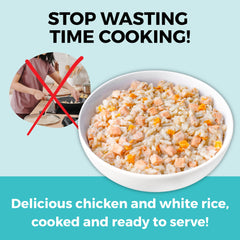 KOHA Bland Diet ingredients: chicken and white rice, simple, limited protein.