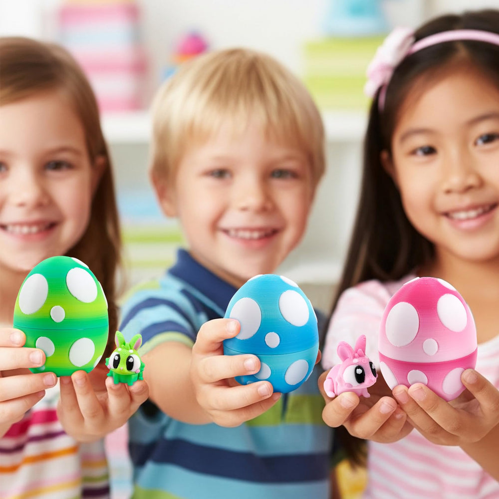 Kohimit poseable bunny toy with articulated joints invites interactive play.