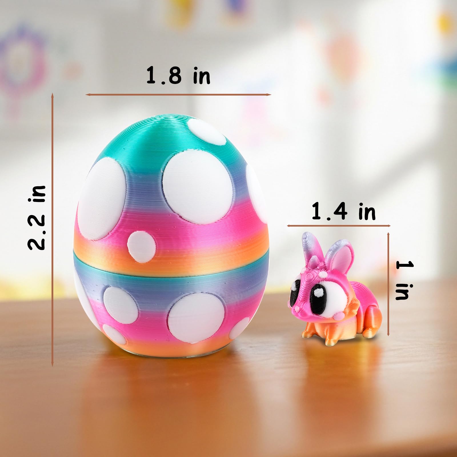 Kohimit premium PLA 3D printed toy is durable, lightweight, and eco-friendly.