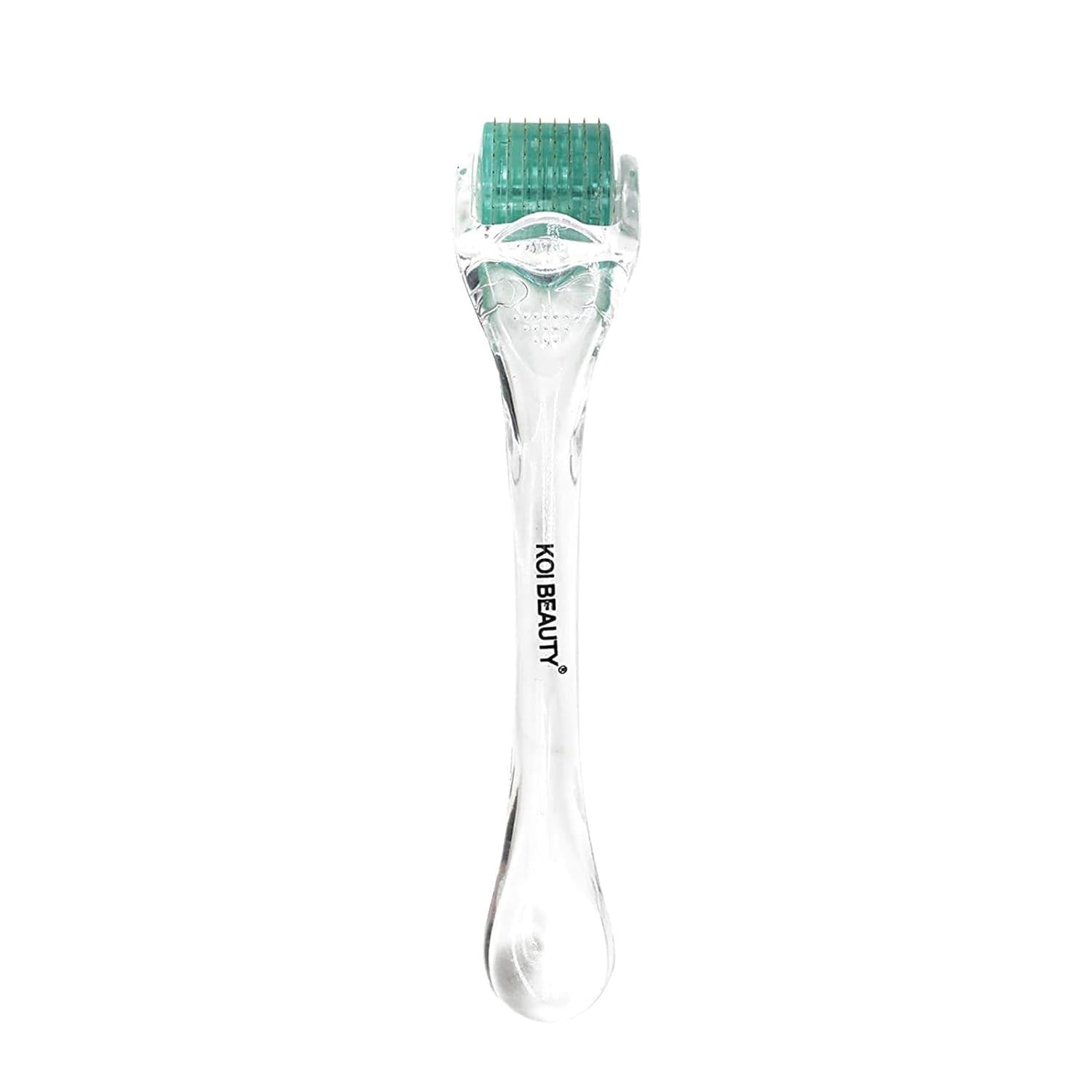 Koi Beauty professional derma roller with 200 titanium pins for precise skin needling benefits