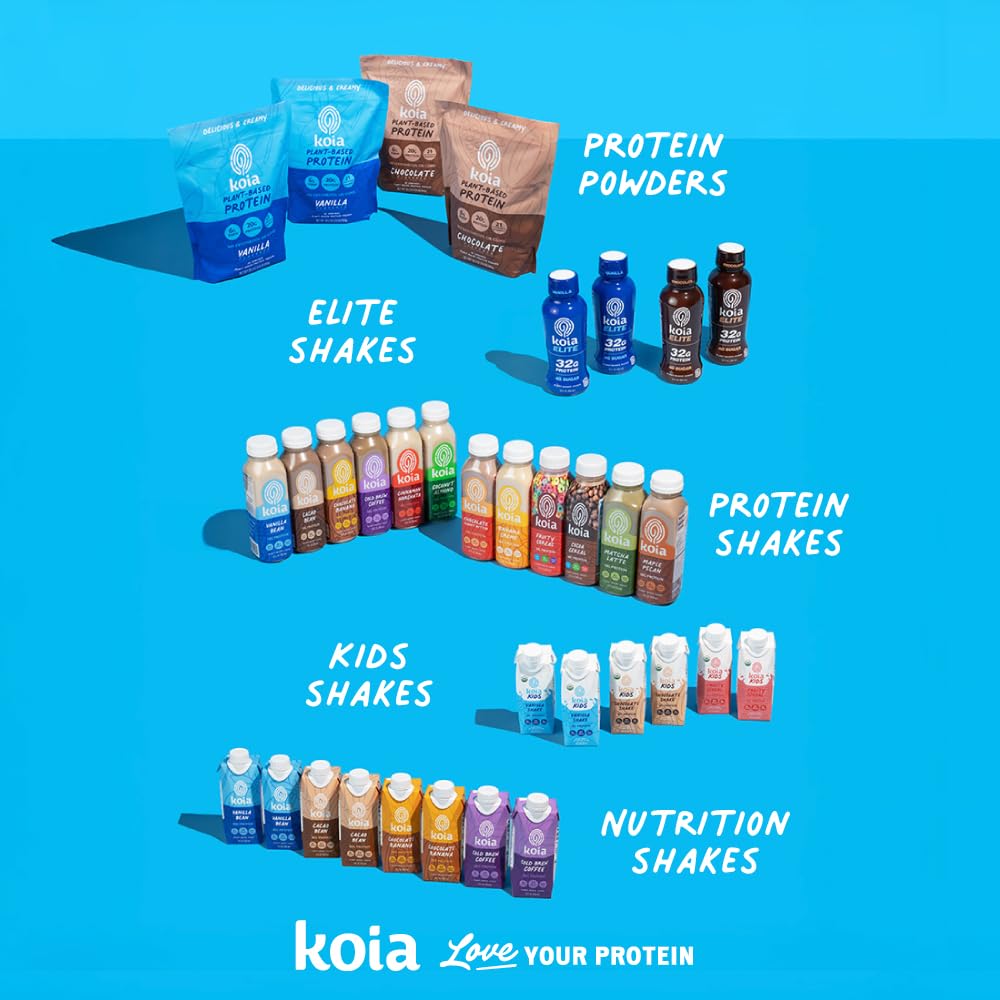 Koia Cacao Bean is gluten-free and dairy-free for versatile diets