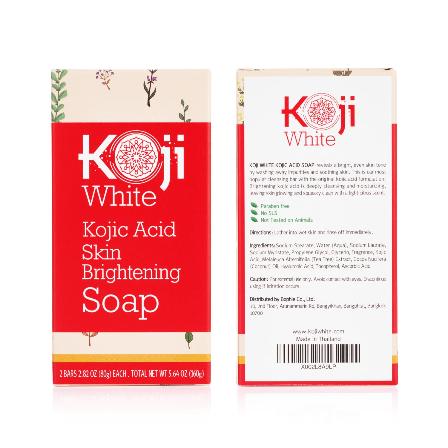 Koji White Light Citrus Scent provides a refreshing, subtle aroma during wash.