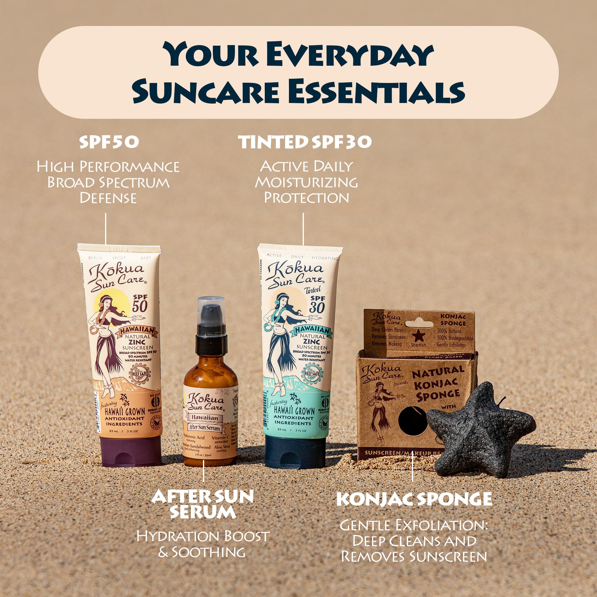 Kokua Sun Care SPF 30 water resistance for active days outdoors.