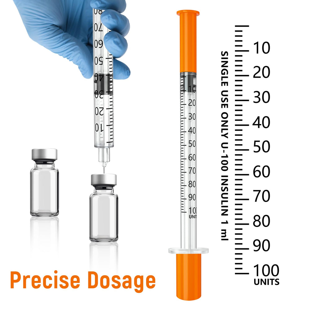 KOLHOFFR syringe with clear markings for quick, accurate readings