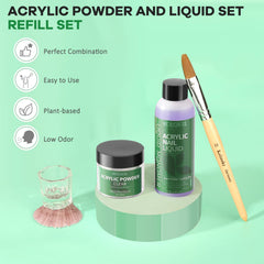 Kolqkee Kolinsky nail brush for precise acrylic application