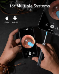 Kolrry ear camera for iOS and Android ensures easy connection for monitoring.