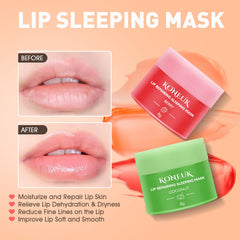 KONEUK mint bottle close-up, refreshing overnight lip treatment