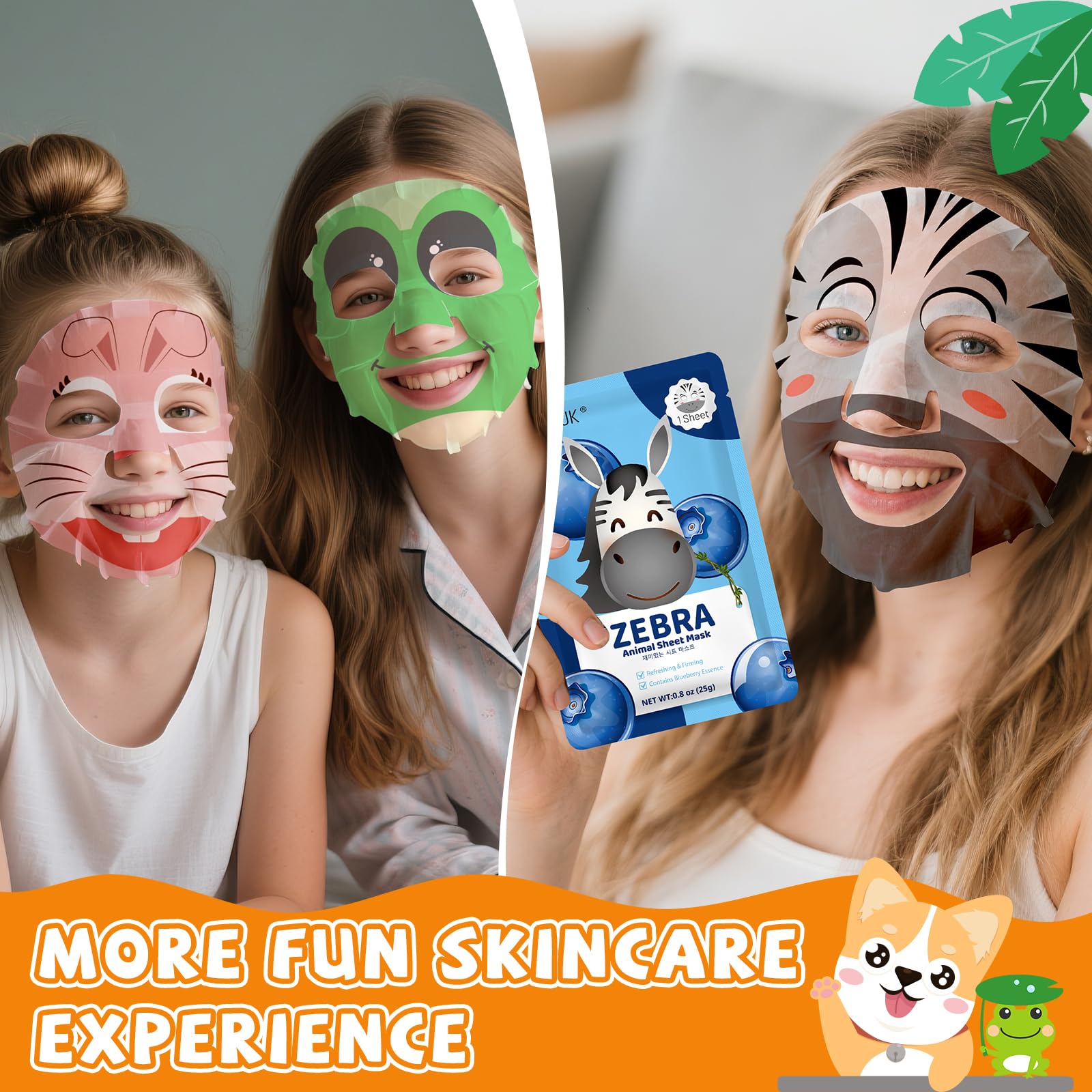 KONEUK pig mask for kids offers nourishing hydration with a soft fragrance.