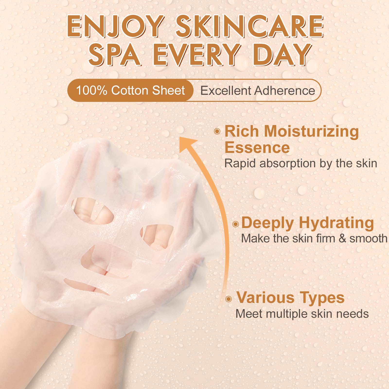 KONEUK bulk gift-set of facial masks for spa parties