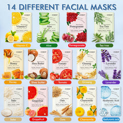 KONEUK dry-skin care mask helps nourish skin.