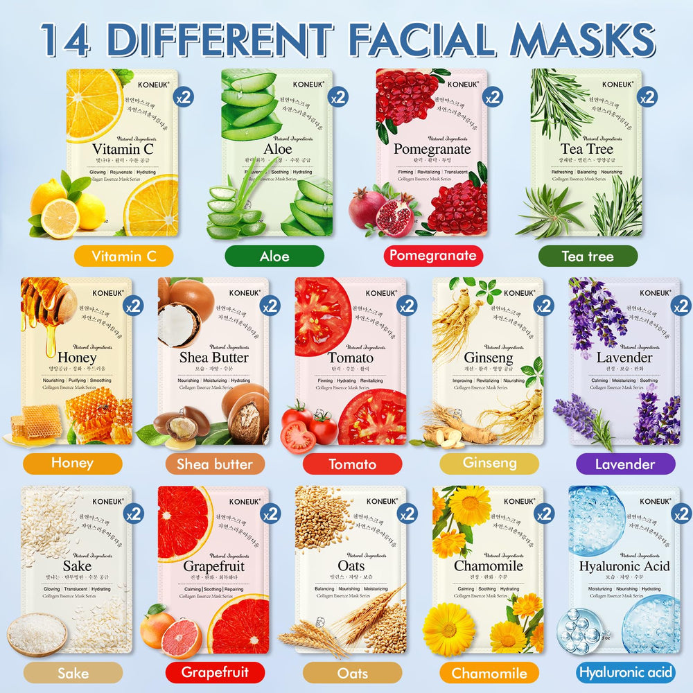 KONEUK masks suitable for sensitive skin with gentle hydration