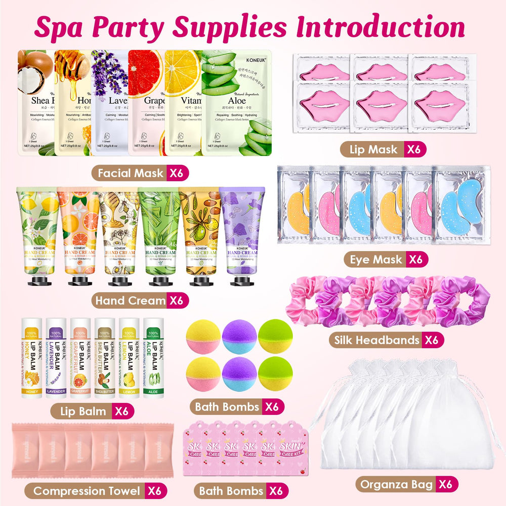 KONEUK moisturizing facial masks for refreshing skin during spa night.