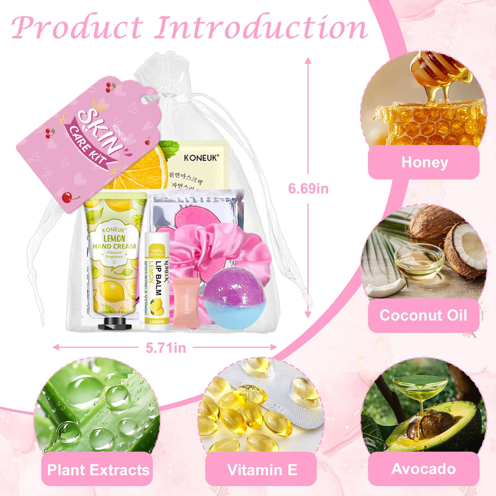 KONEUK lip care items keep lips soft with balm and mask.