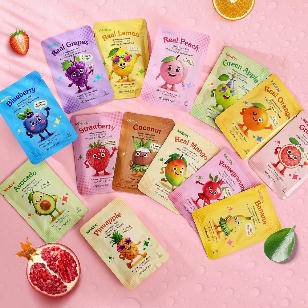 KONEUK spa party vibe masks help create fun self-care moments.