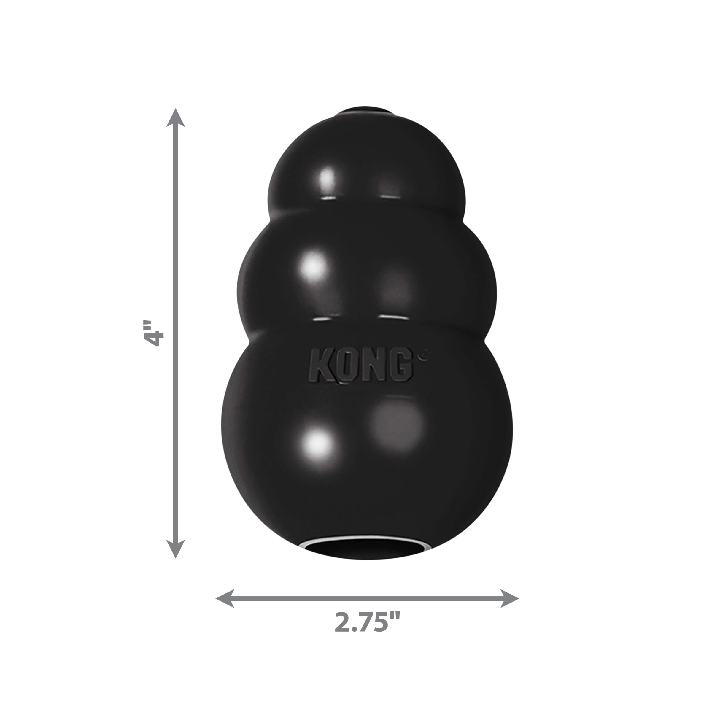 KONG Extreme toy stuffed with treats; encourages problem-solving and engagement.