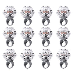 Konsait flashing LED rings collection for glow party fun