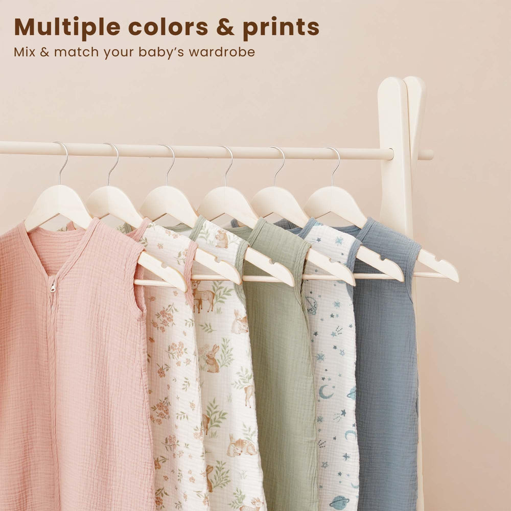 Konssy 0.8 TOG sleep sack offers balanced warmth for seasonal room temperatures