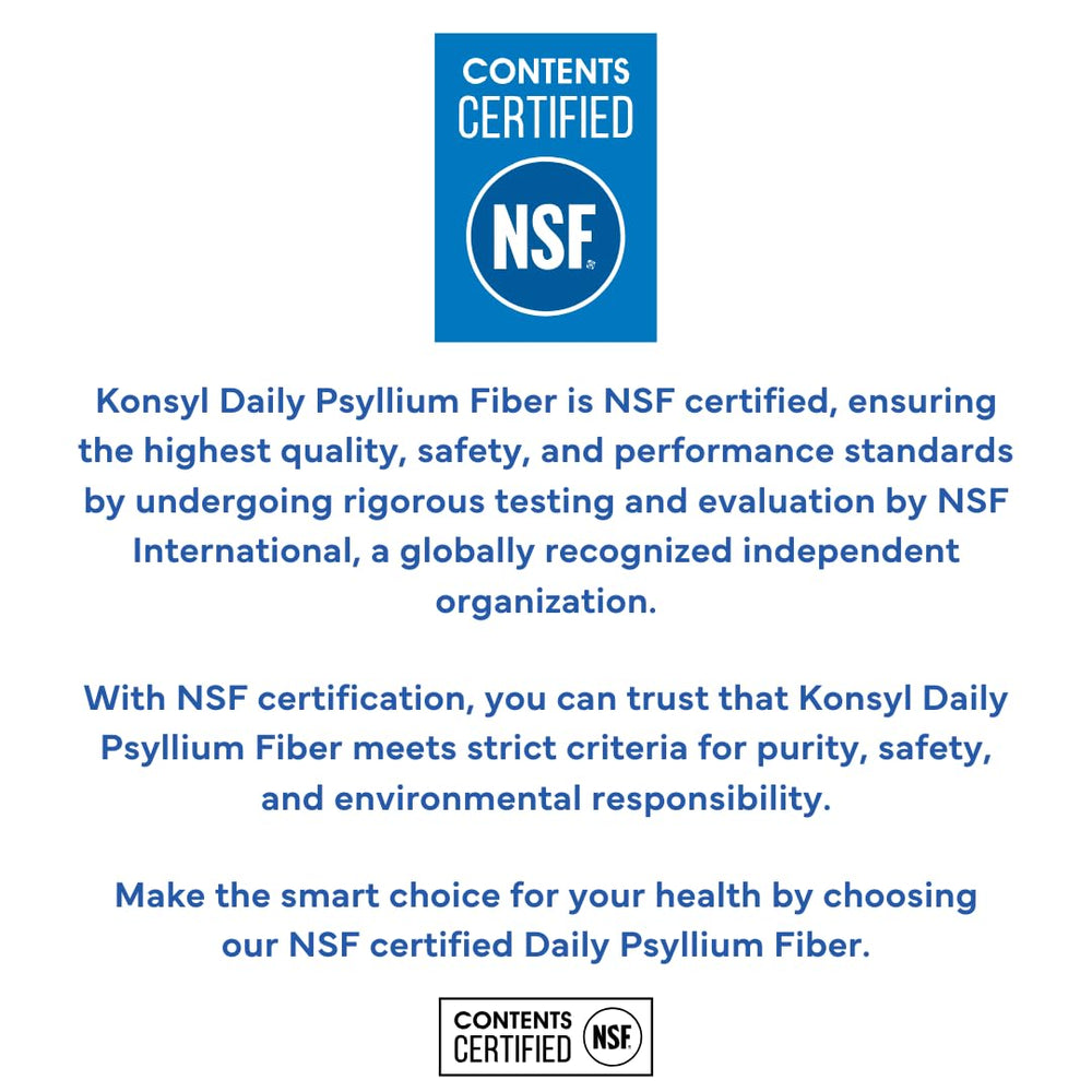 Konsyl psyllium smoothie addition suggesting subtle thickening and fiber support