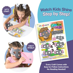 KOOL KRAFTS step-by-step guide supports independent crafting sessions.