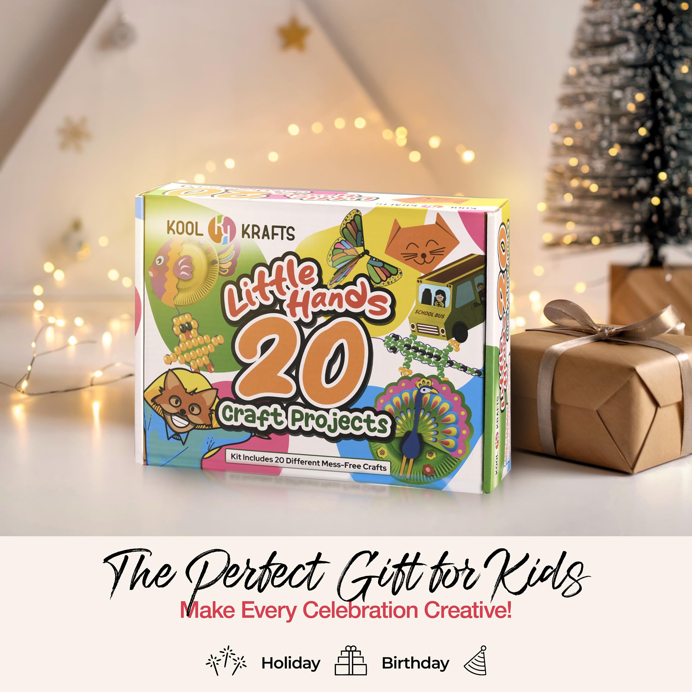 KOOL KRAFTS travel-friendly craft kit for car rides and trips.