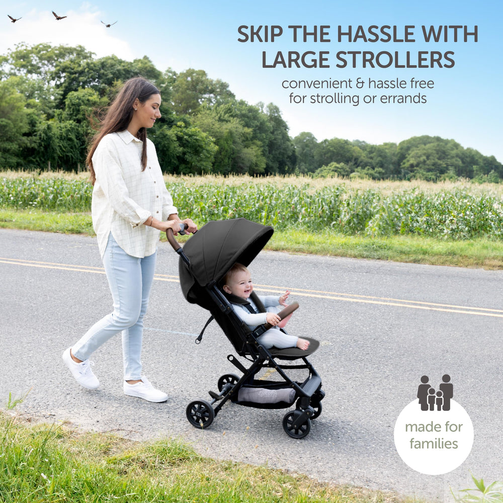 KOOLABABY stroller with multi-position recline for nap-ready comfort.