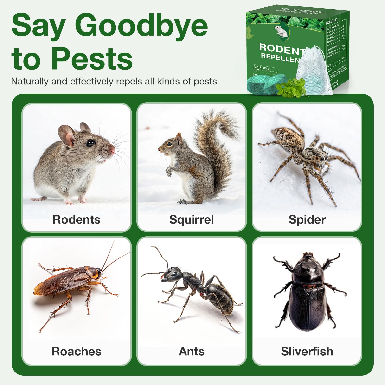 KOOSA deterrent applied indoors to help repel mice safely.