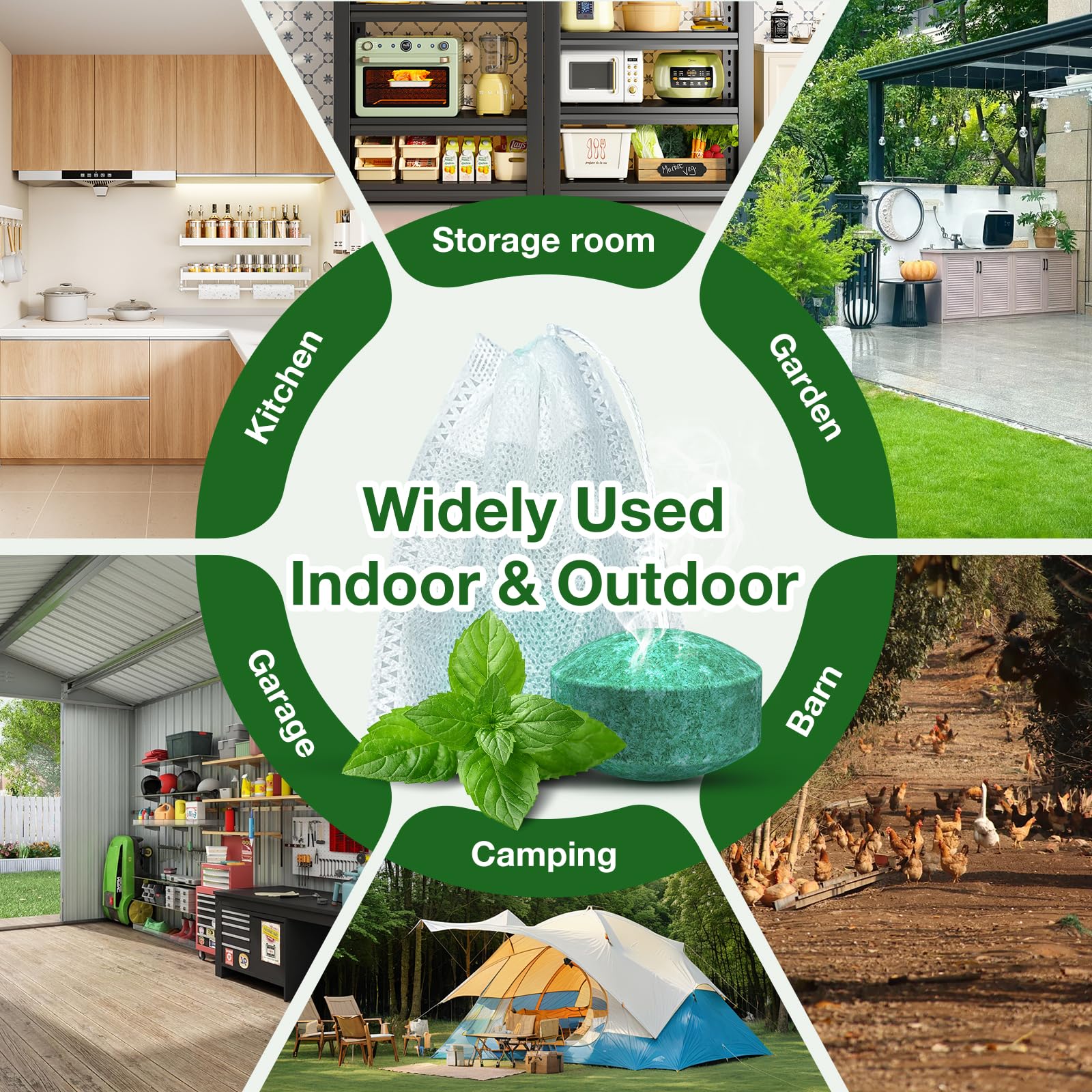 KOOSA natural deterrent for multiple pests in various spaces.