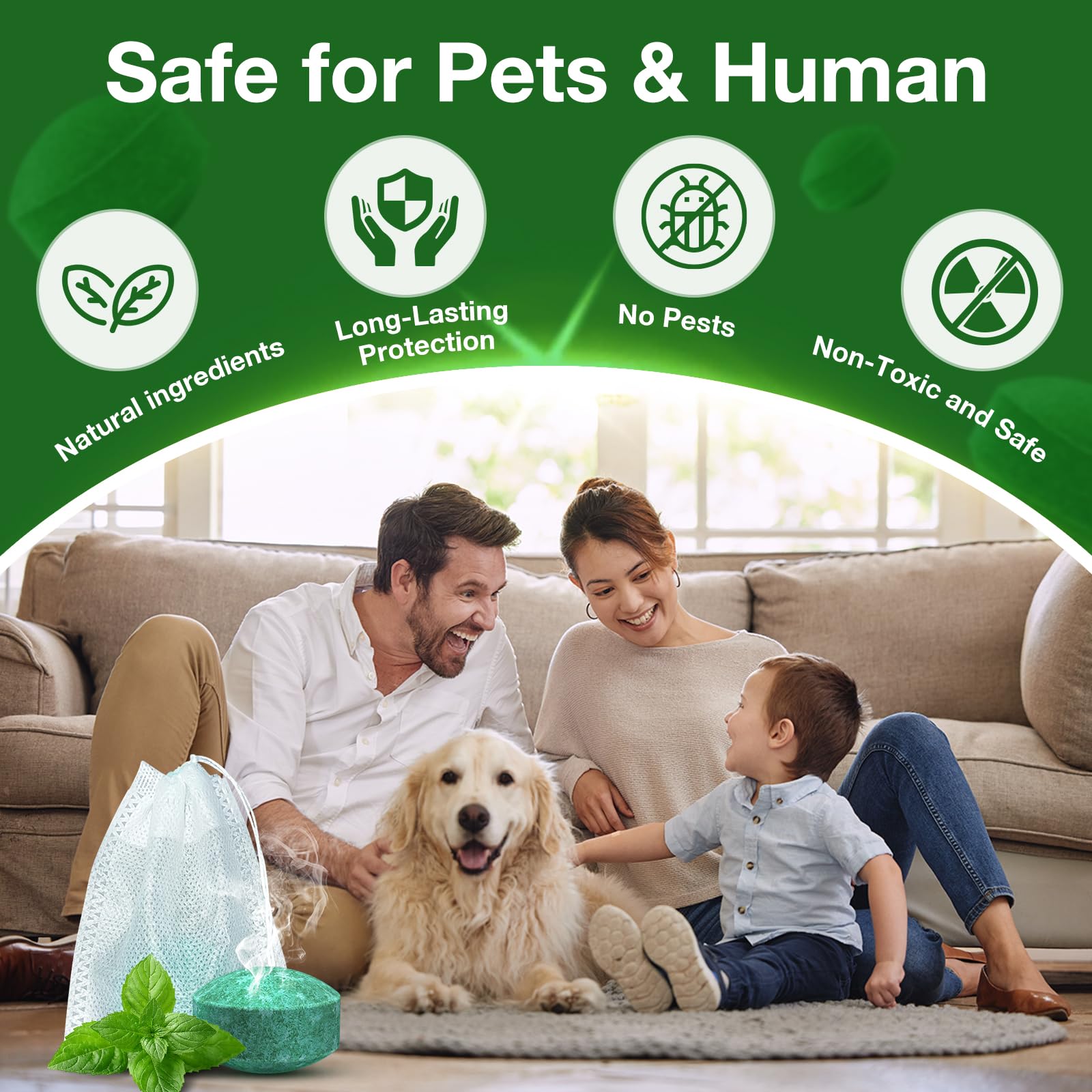 KOOSA outdoor garden application demonstrates humane pest deterrence.