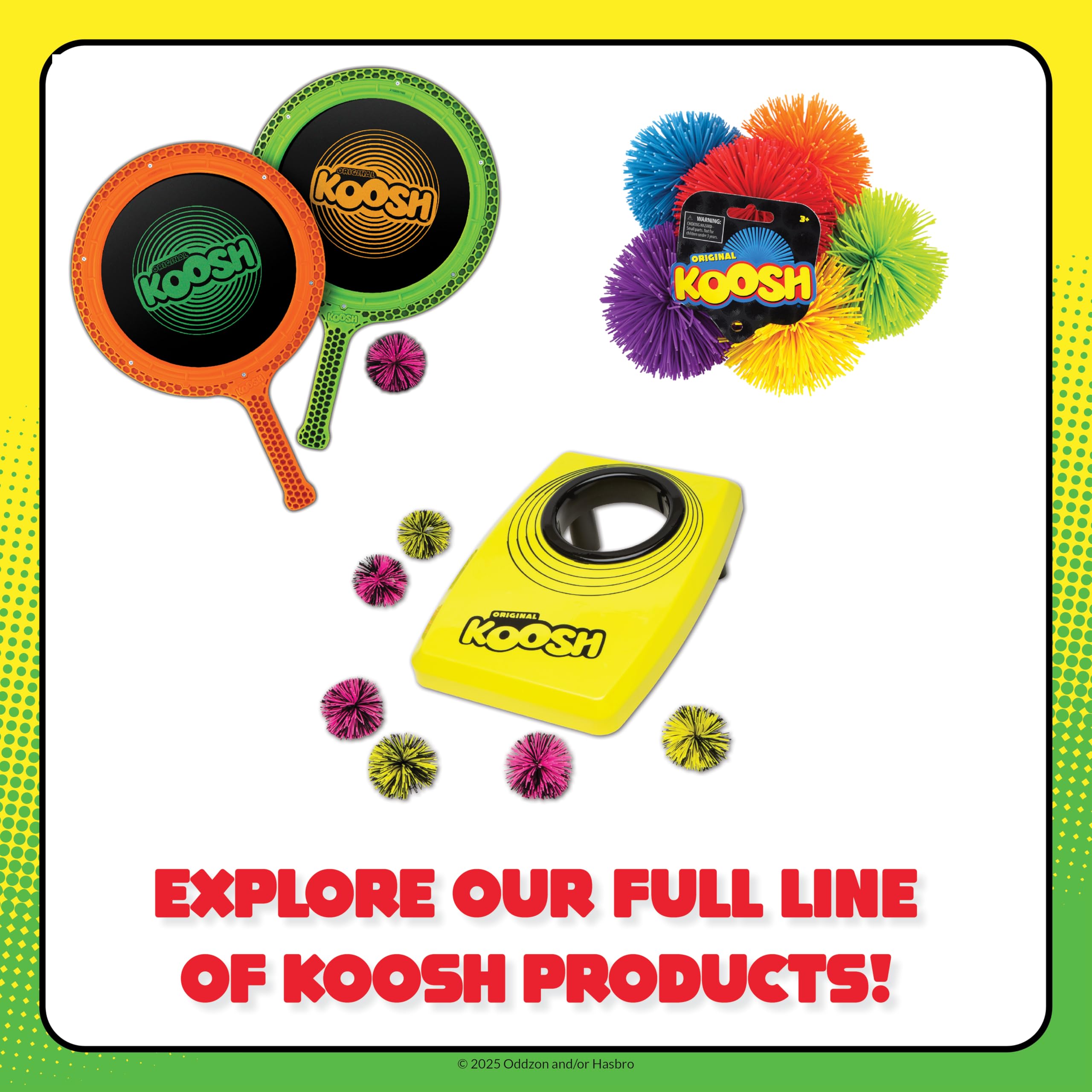 Koosh Flix Stix neon design improves visibility during daytime outdoor sessions.