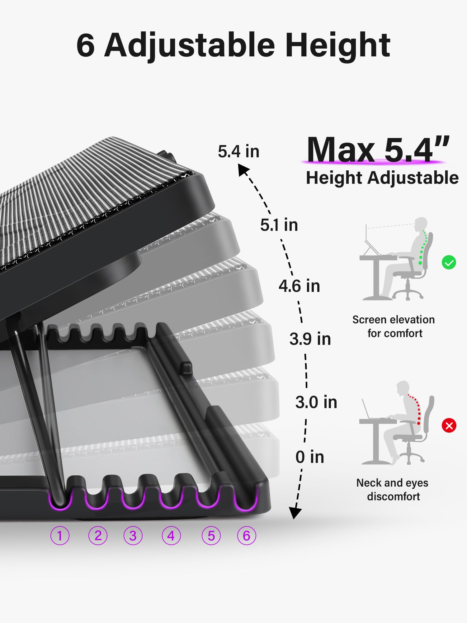 Kootek laptop cooling pad dual USB hub expands connectivity while you work.
