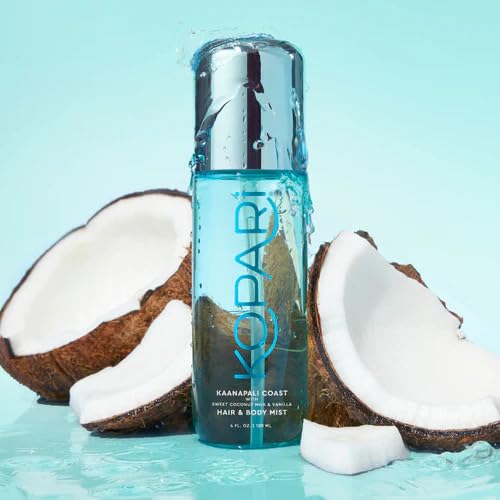 Kopari Kaanapali Coast mist bottle showing peach nectar note for fresh lift.