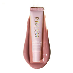 Kopari Lip Love Moisture Balm pink strawberry tint protects lips with mineral SPF 30.