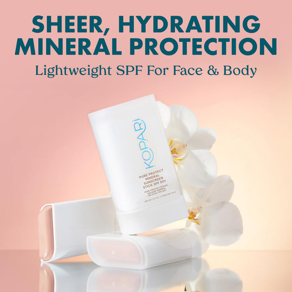 Kopari PURE PROTECT stick on body-application for quick outdoor reapplication