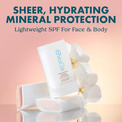 Kopari PURE PROTECT stick on body-application for quick outdoor reapplication
