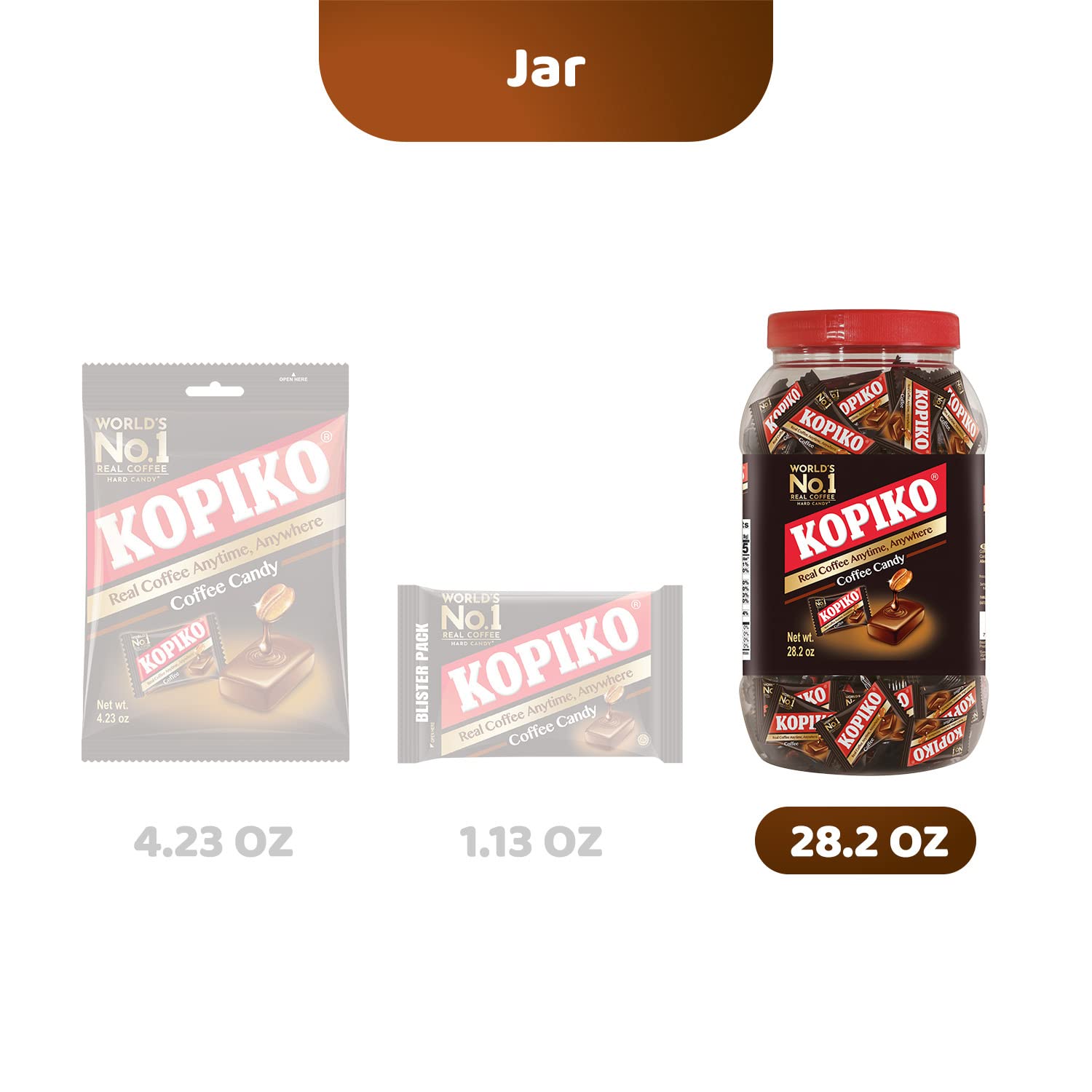 Kopiko Cappuccino Candy piece closeup with smooth texture and rich aroma