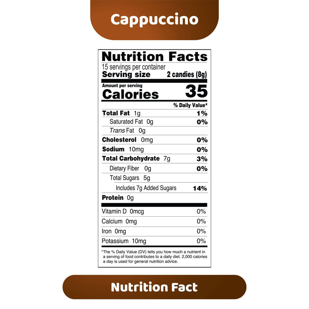 Kopiko Cappuccino Candy pocket tin shown for airport travel and focus.