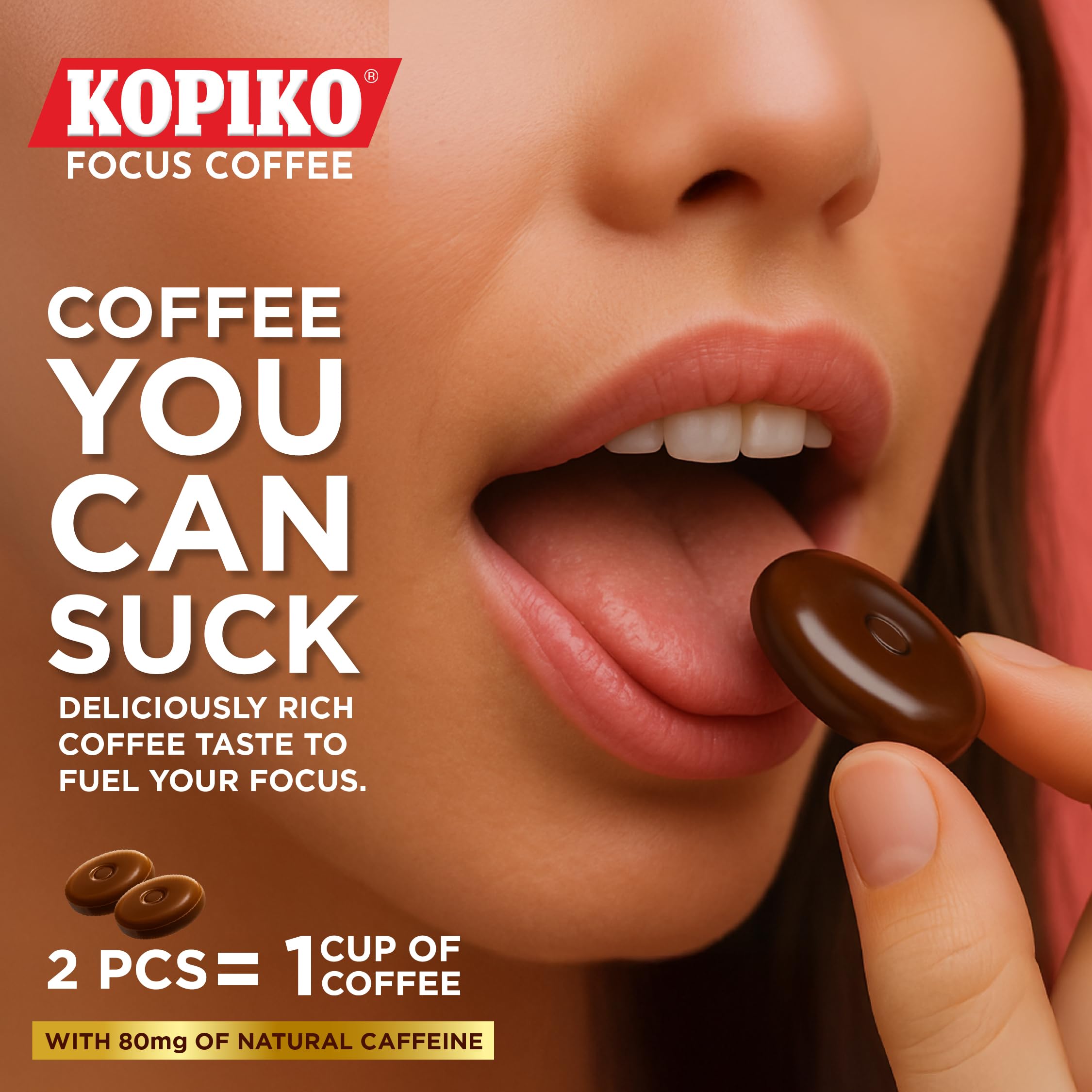 Kopiko Focus energy boost for productive moments