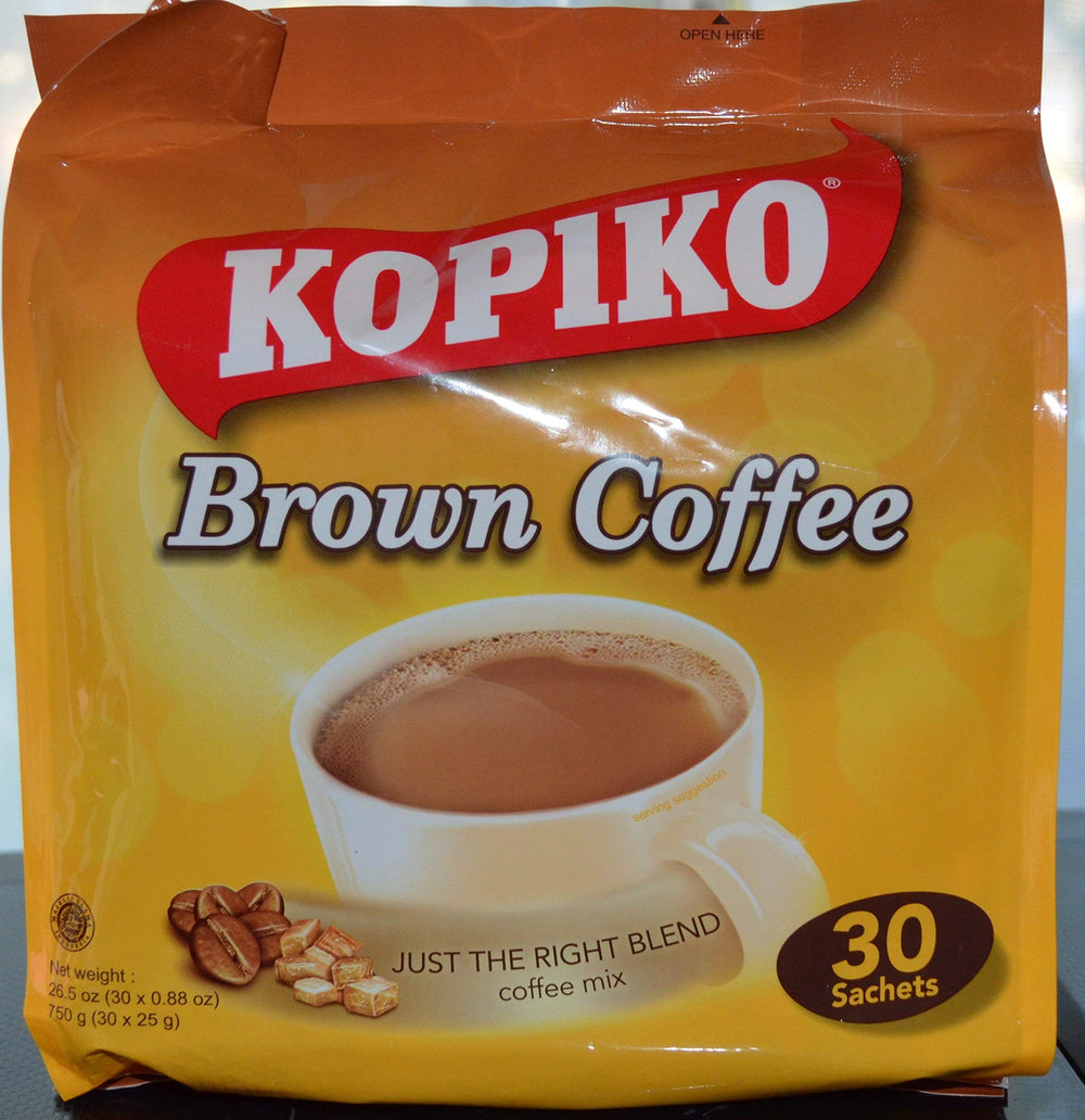 Kopiko Instant 3-in-1 coffee mix cup design offers quick creamy energy on the go