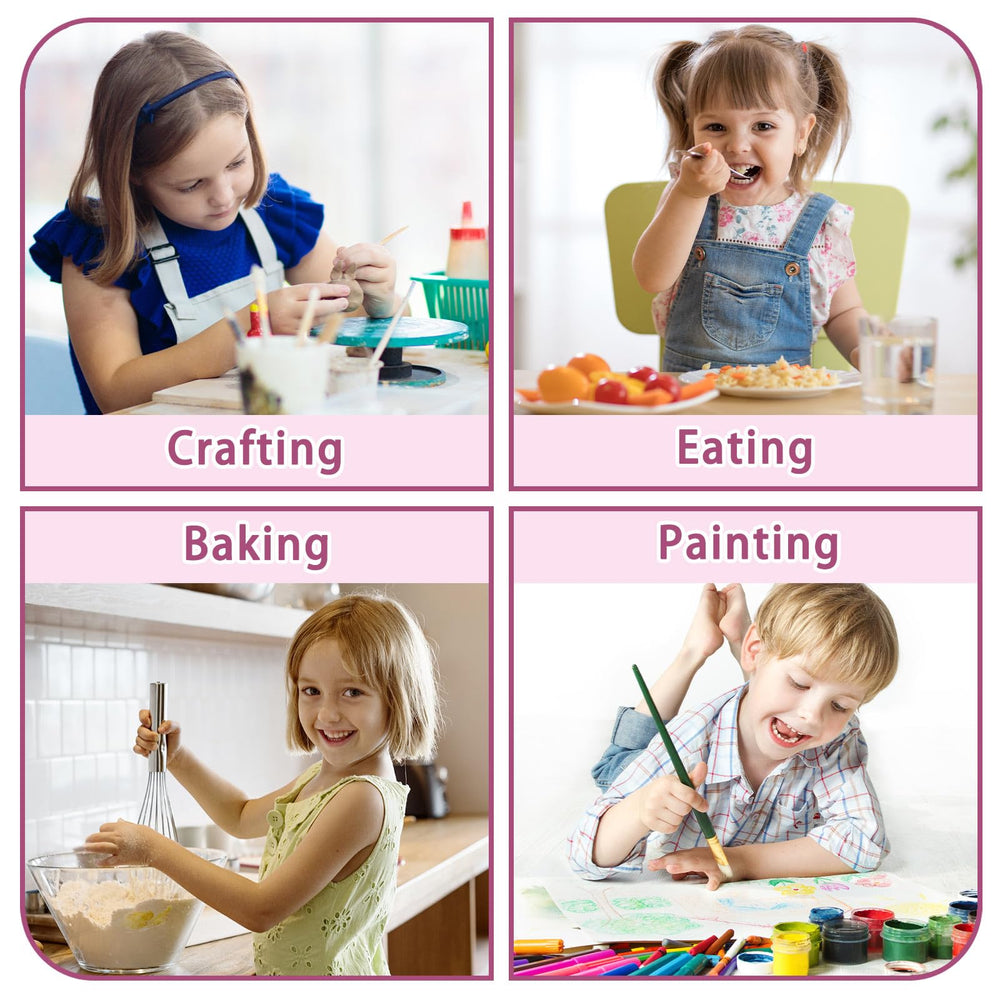 Easy-clean, quick-dry finish supports repeated art sessions with Kopokita