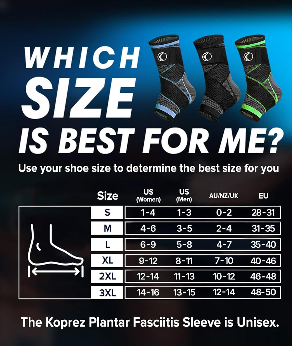 Koprez ankle sleeve with adjustable straps for secure daily wear.