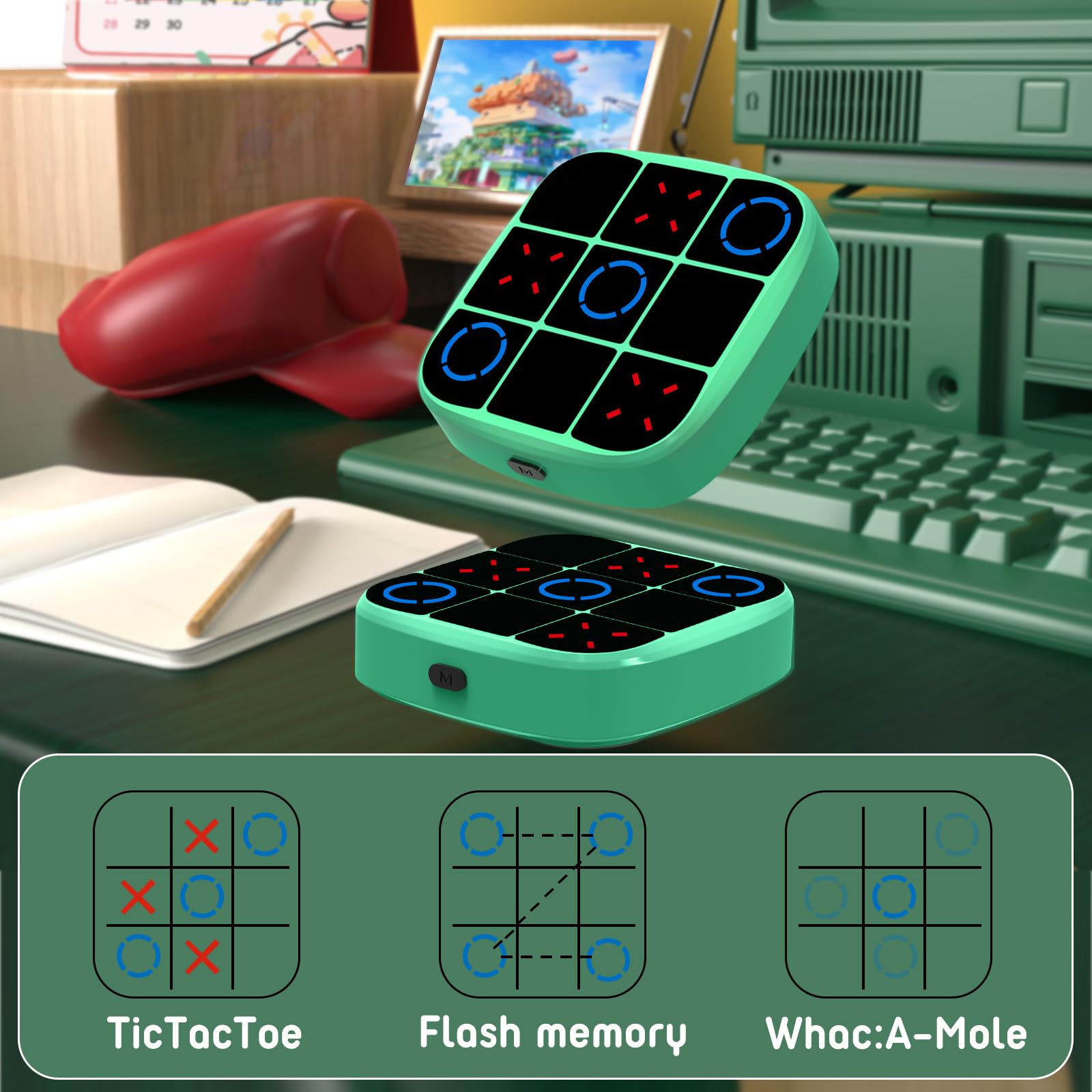 KOQQQ Tic-Tac-Toe Bolt Game memory flash mode in action