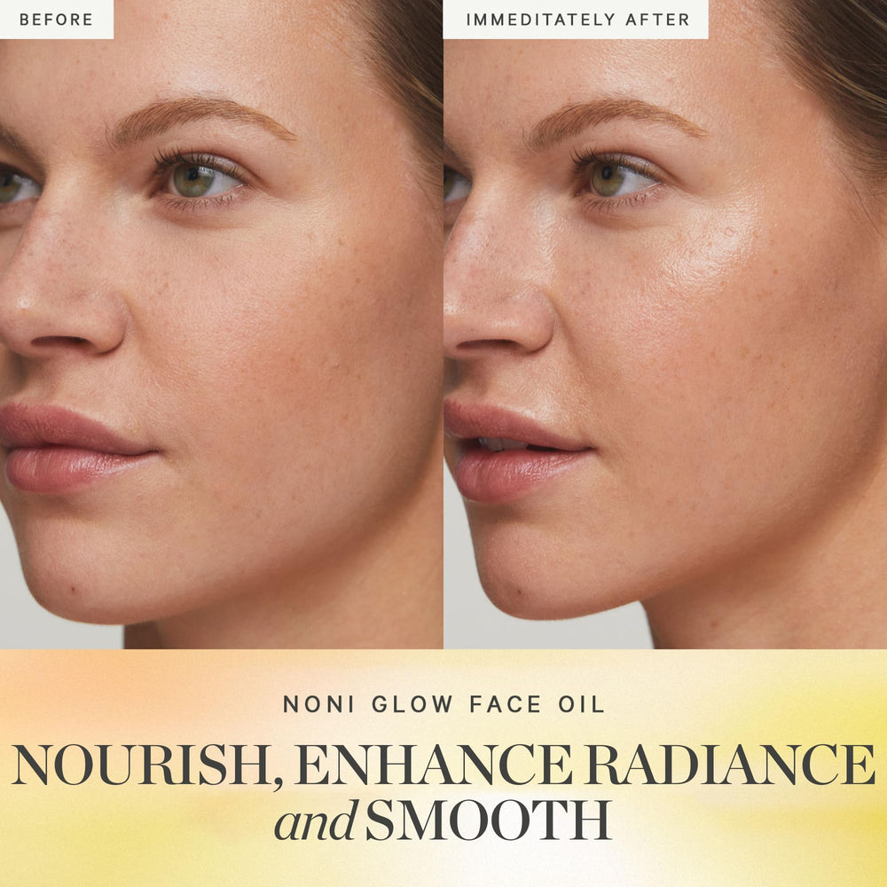 KORA Organics Noni Glow Face Oil in night routine for nourishment