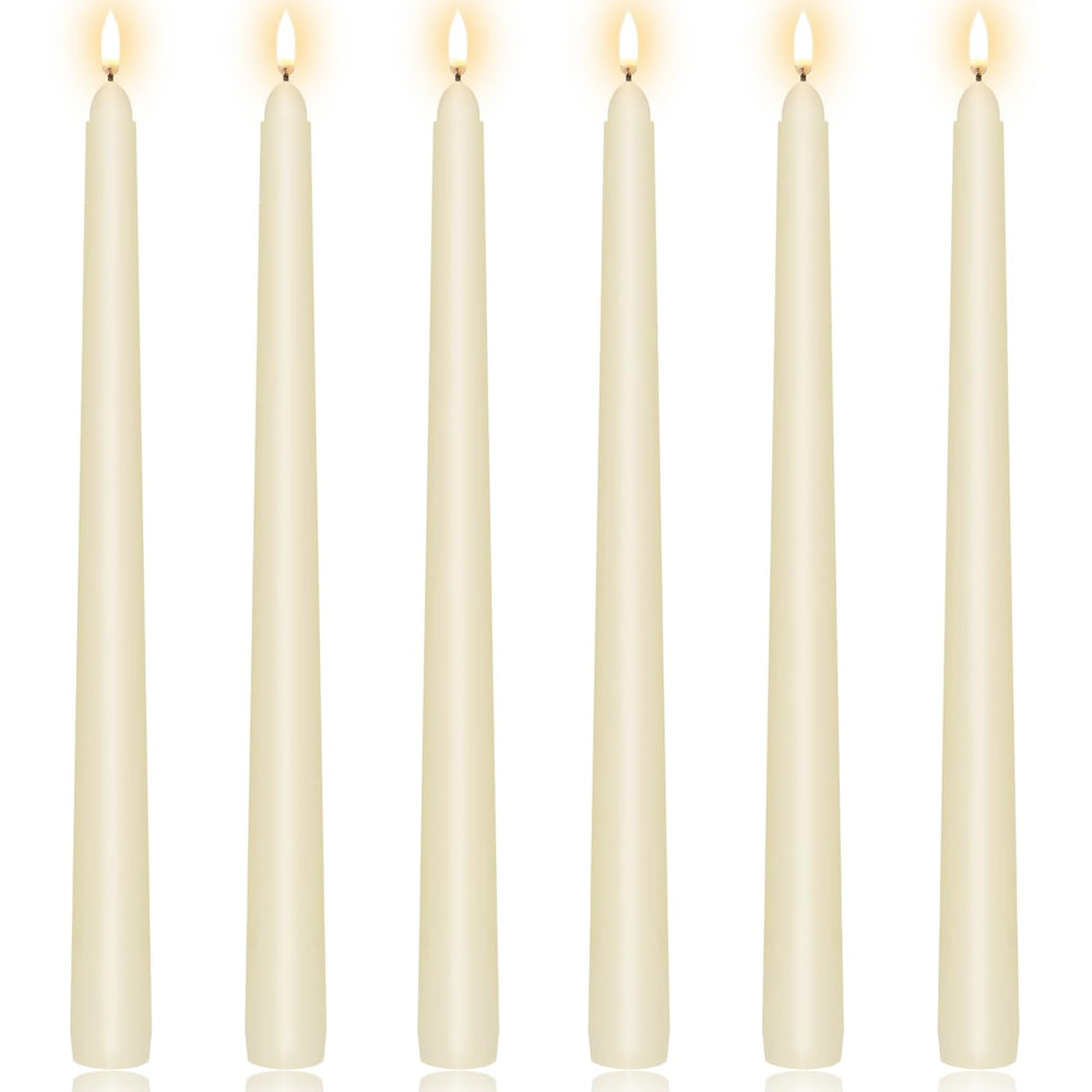 KORCCI set of 6 long candles for multi-seat centerpieces.