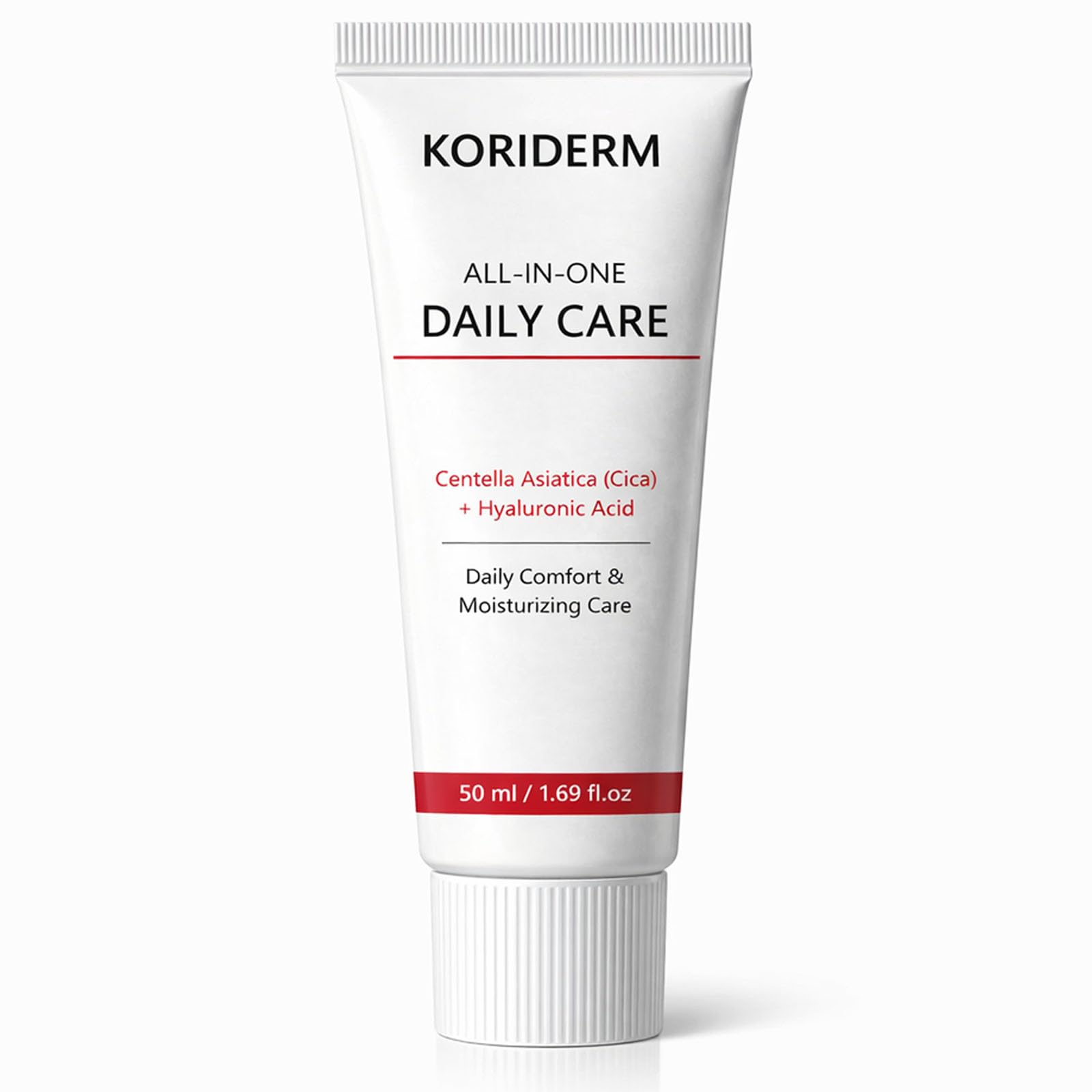 Koriderm Cream bottle front for lightweight daily hydration