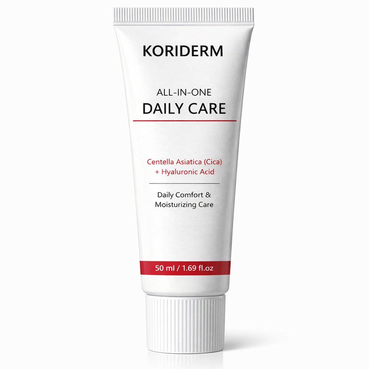 Koriderm Cream bottle front for lightweight daily hydration
