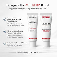 Koriderm Cream texture close-up highlights quick absorption