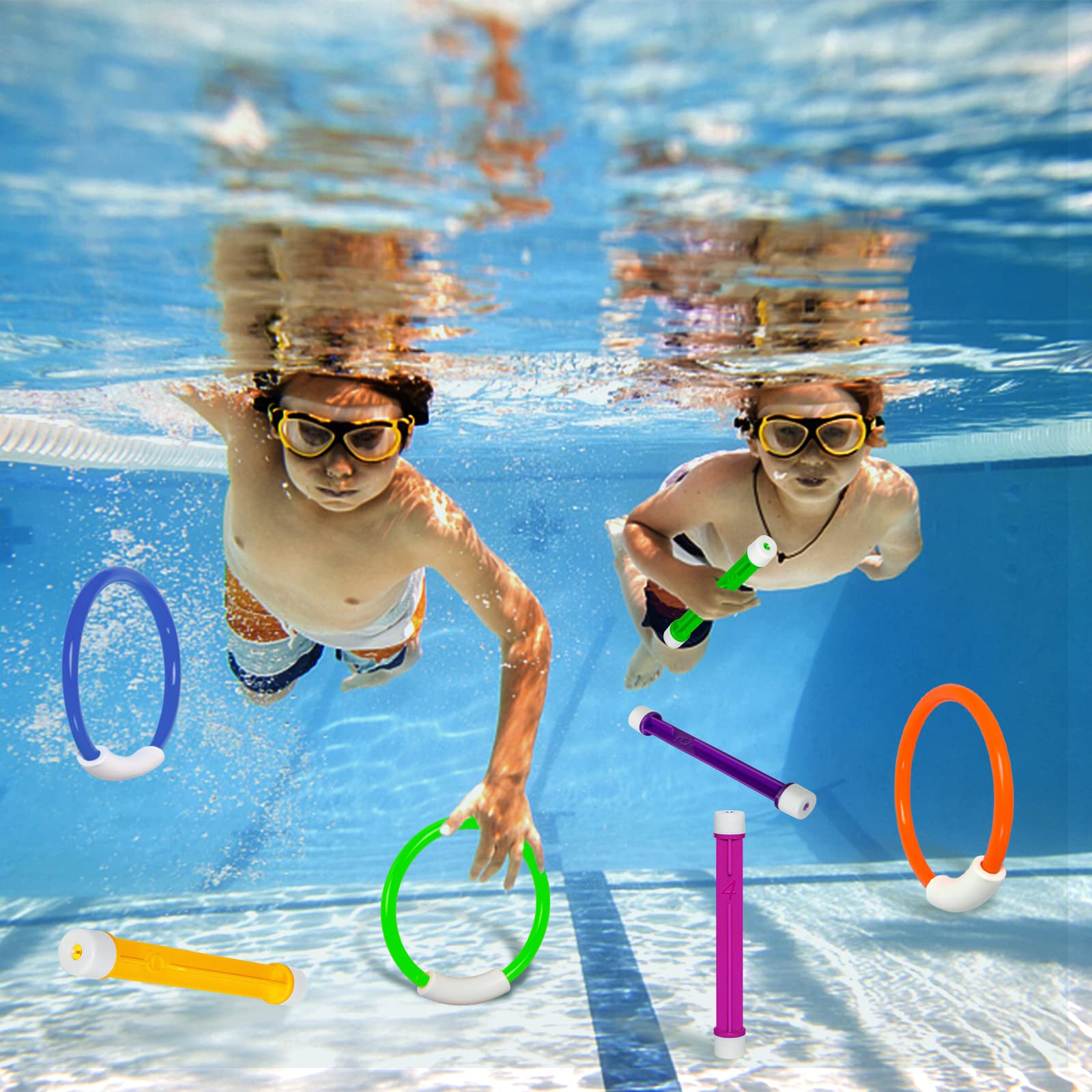 Korlon Tec pool toys in durable non-toxic plastic for safe play